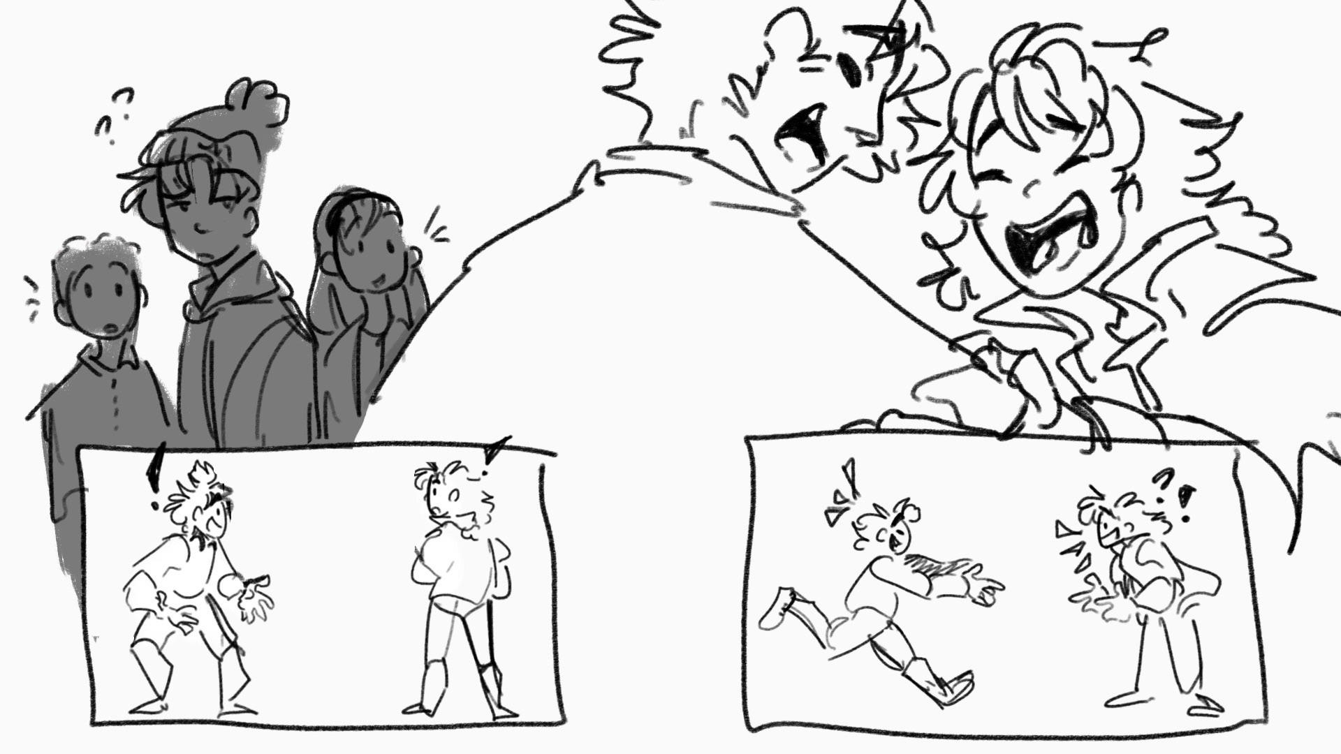 Small interactoin comic of Mary and her old friend Marshall