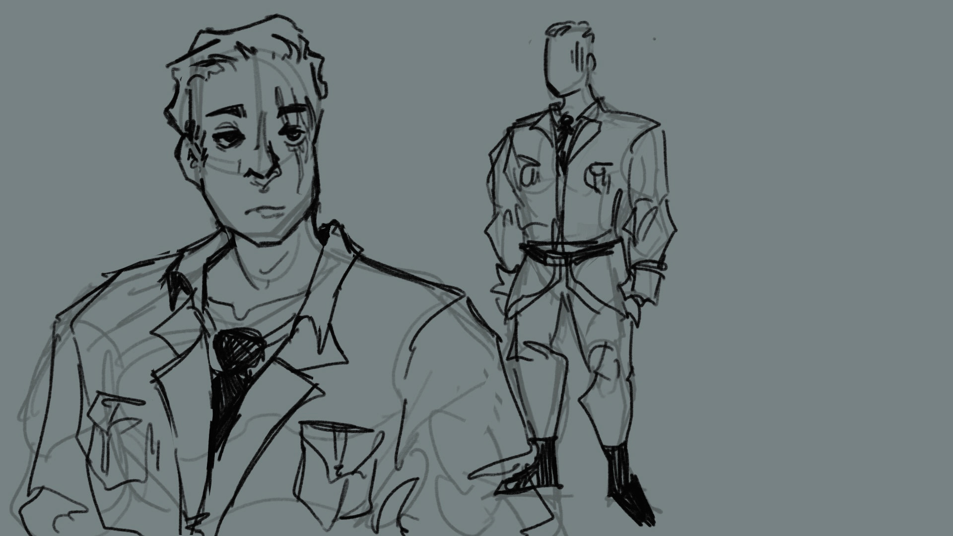 Rough design of antagonist in pilot ep