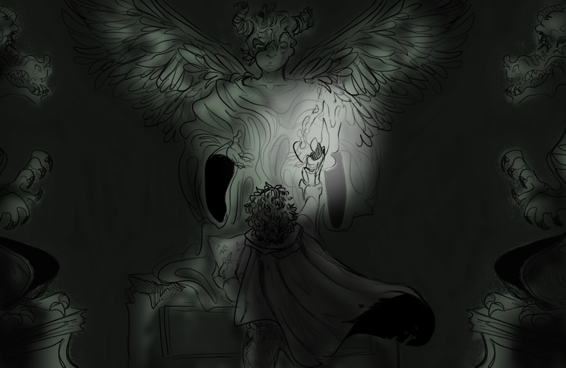 Concept scene for Mary's story