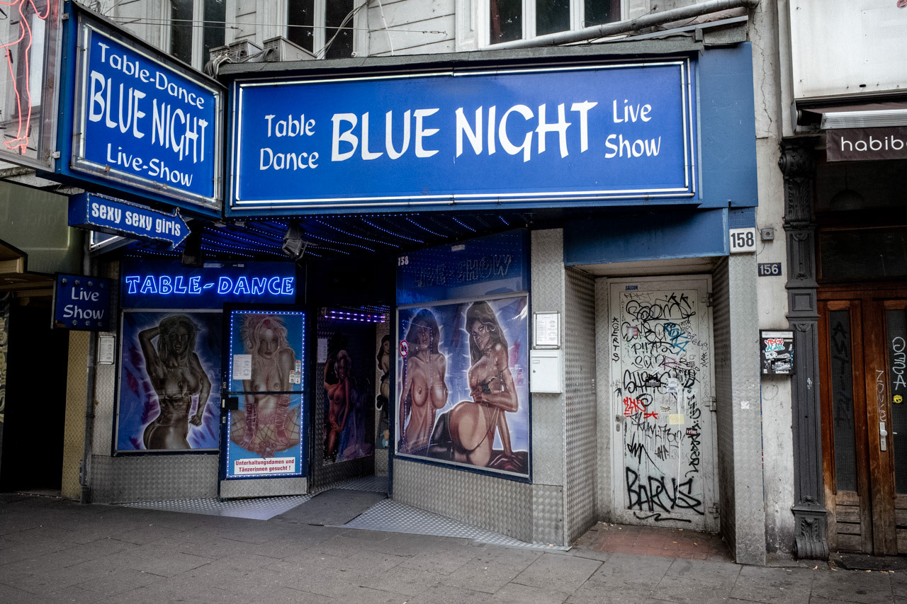 Quartiere Reeperbahn, Amburgo, Germania. 2019