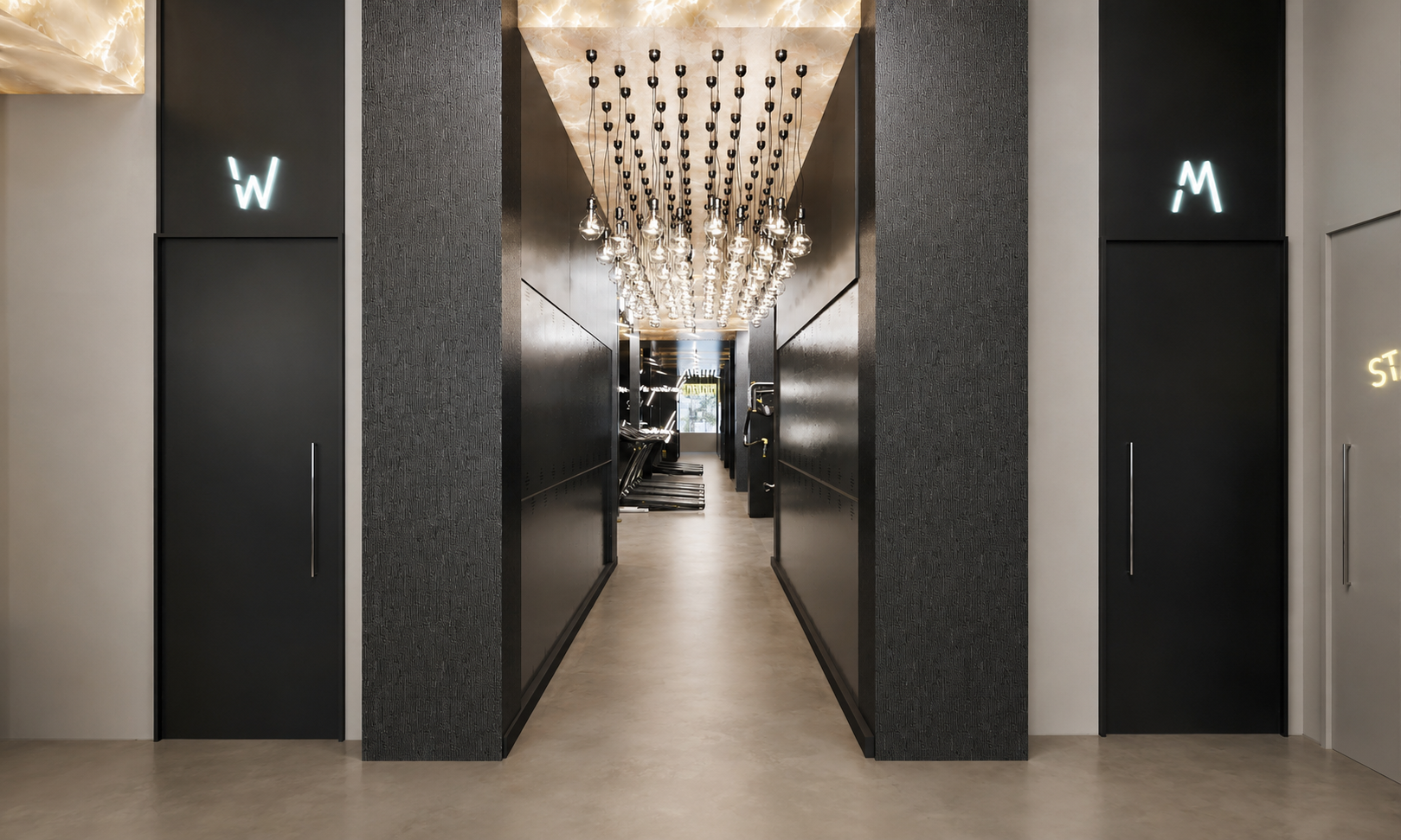 Changing Rooms - Gym Route w/ lockers