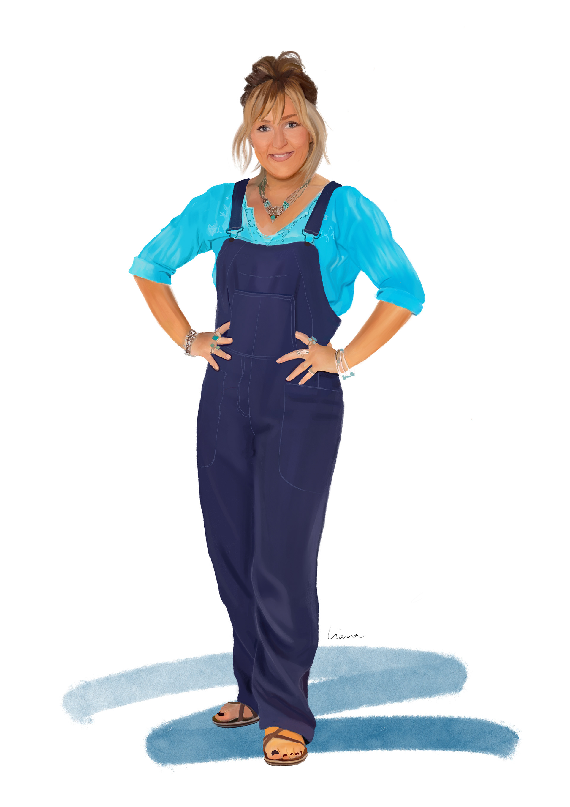 Mazz Murray as Donna Sheridan in Mamma Mia