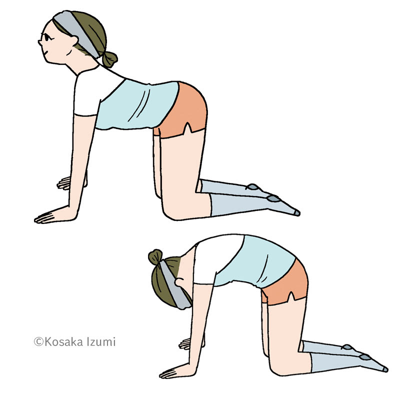 社会保険研究所「年金時代」2024年夏号　"わたしメンテナンスでつくろう！動ける体"　イラスト