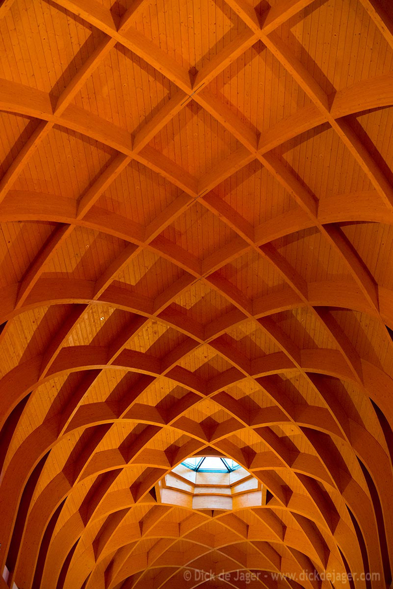 plafond in oranje