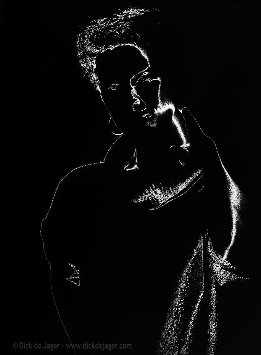 portret in pseudo-polarisatie