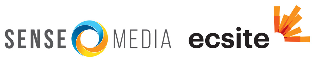 Sense Media Logo and Ecsite Logo placed side by side