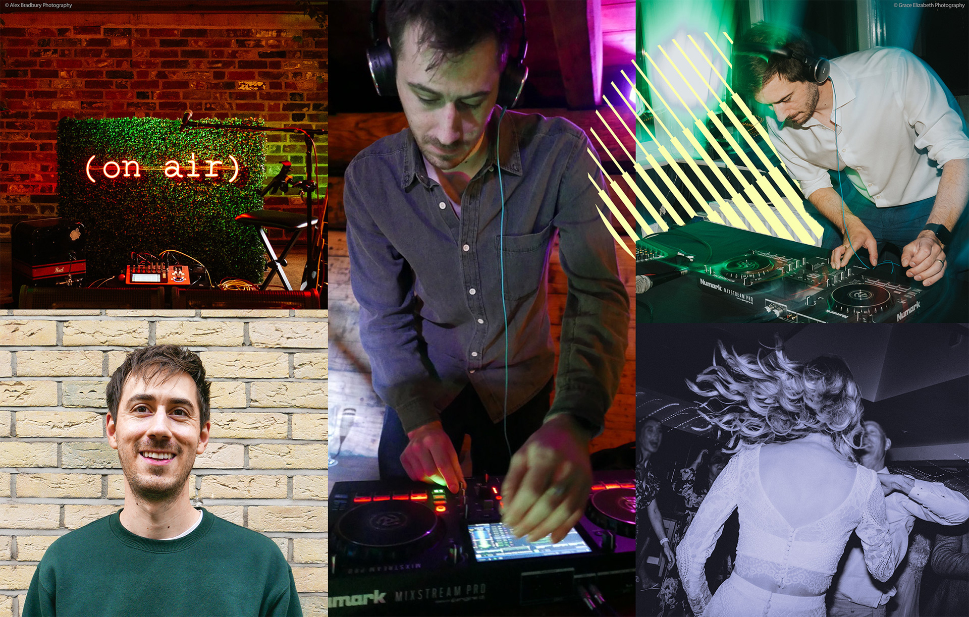 Louis Chadwick DJ - modern non-cheesy DJ for events, weddings and private parties. Rock My Wedding Recommended Supplier 2024/2025