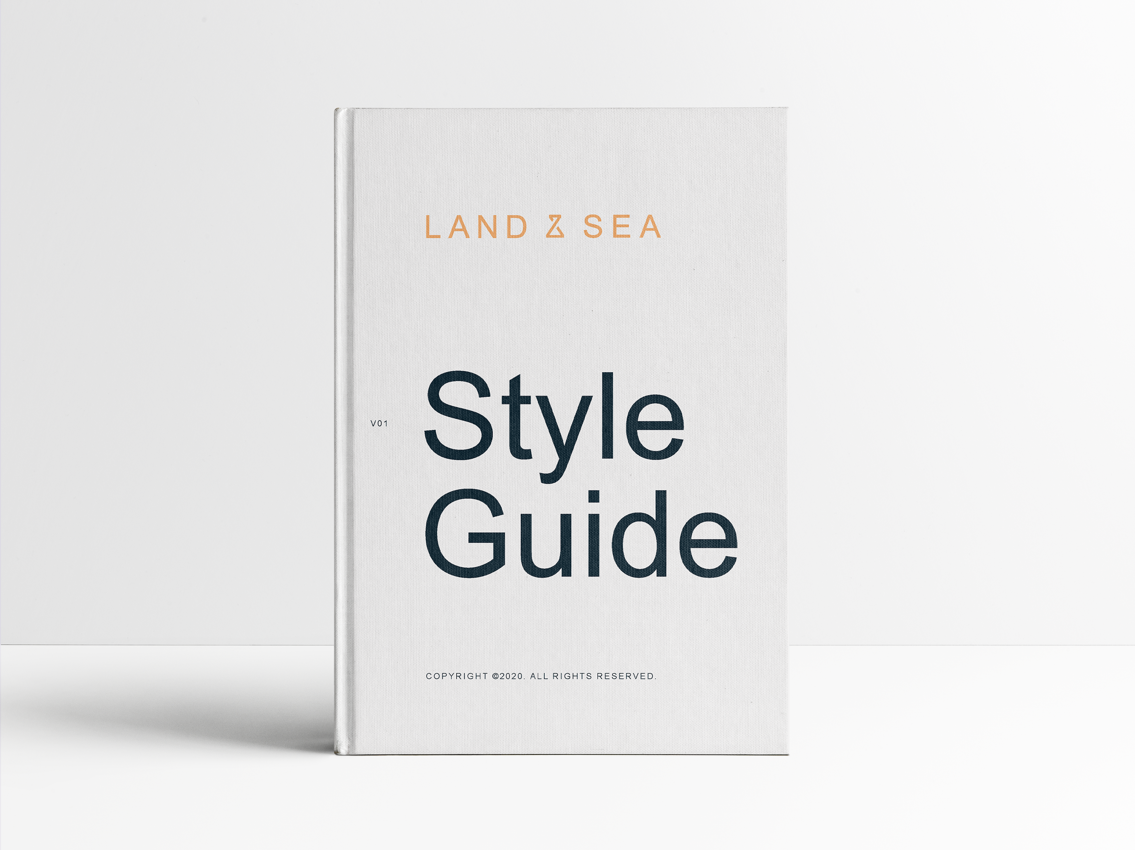 Land & Sea Style Guide Mock-up