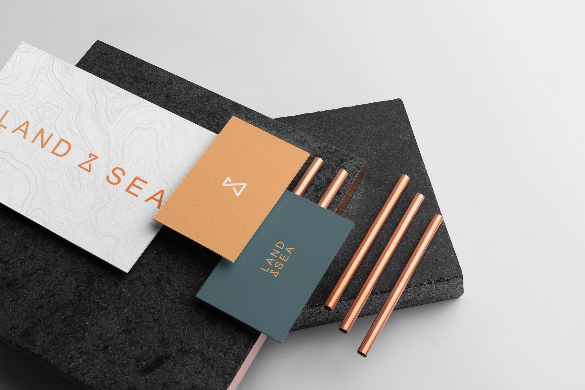 Land & Sea Business Cards and Letter