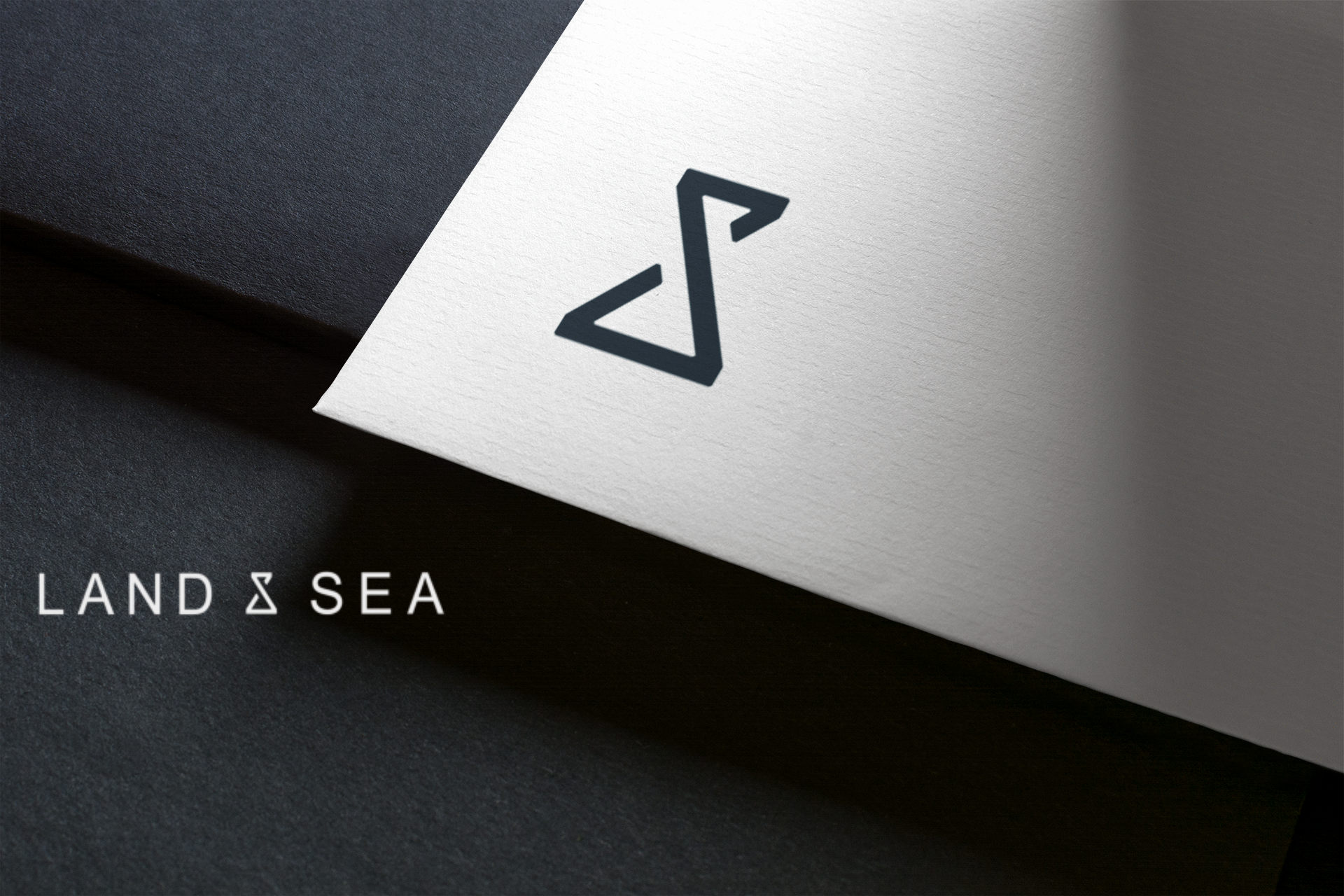 Land & Sea Logo On Letter