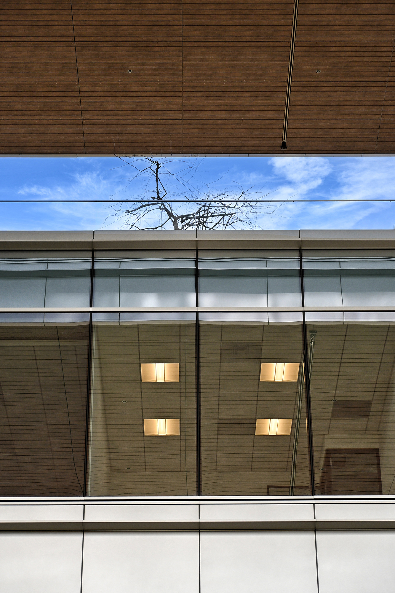 Detail of The Boardwalk Office Building in Irvine