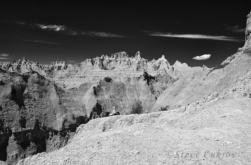 Meditating - Badlands , South Dakota
