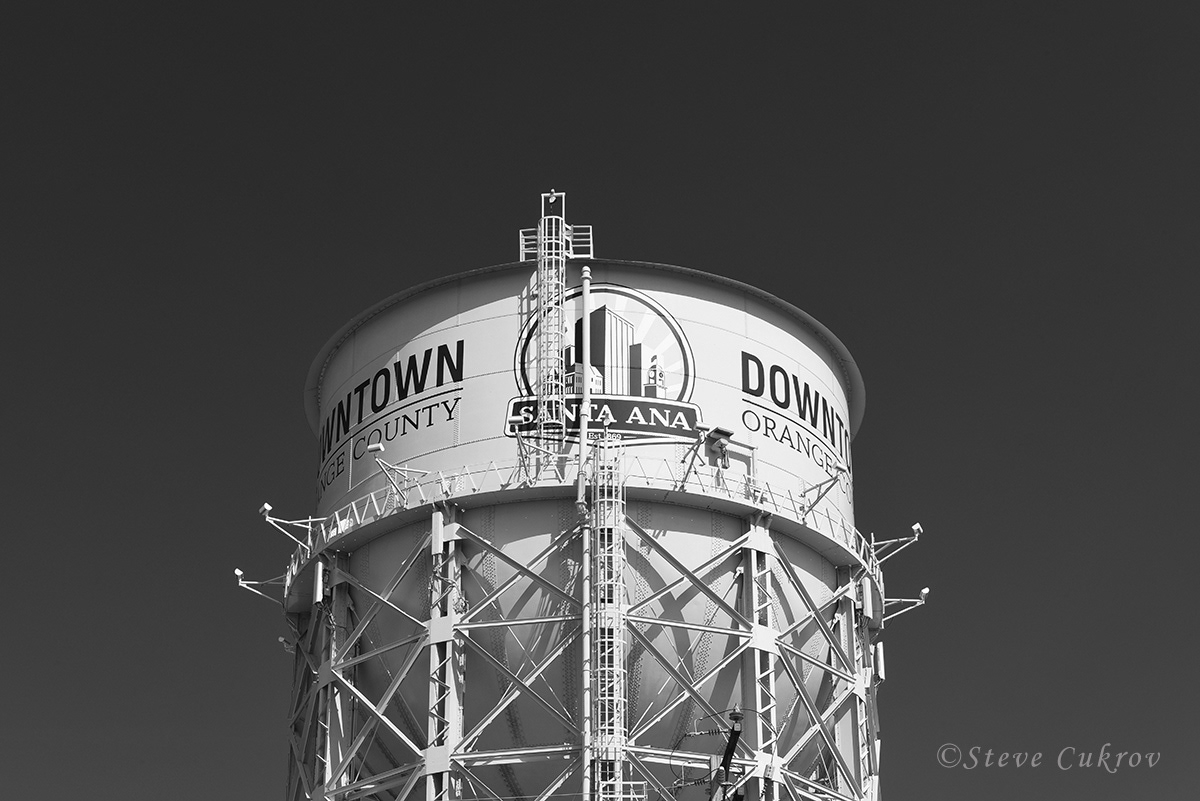 Santa Ana Water Tower Closeup