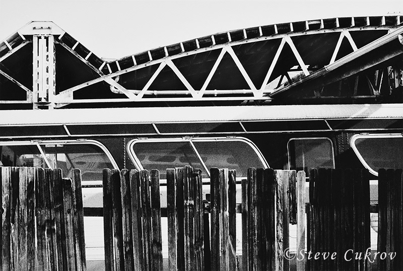 Bus & Fence - Whittier