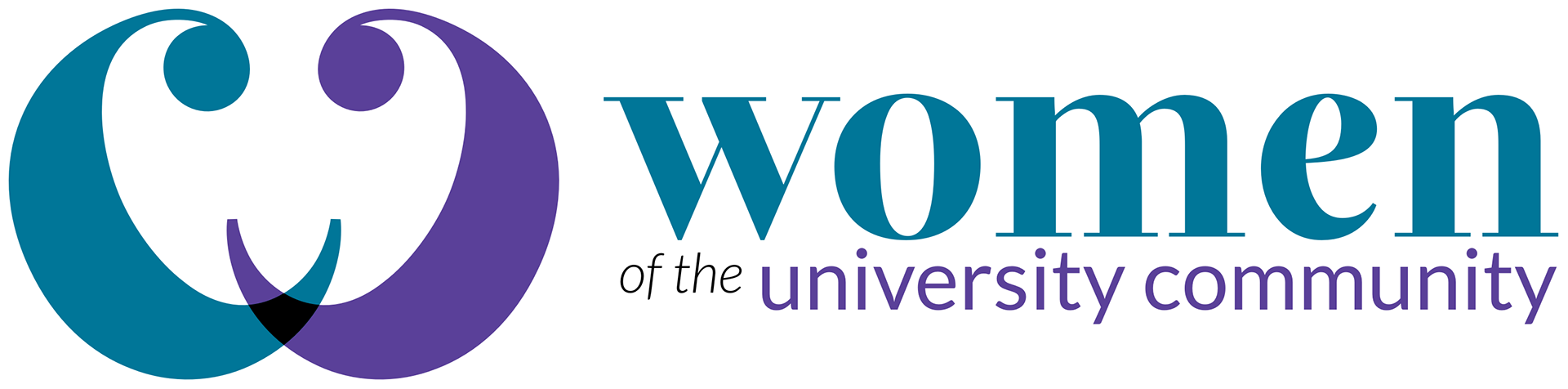Logo lockup for Women of the University Community