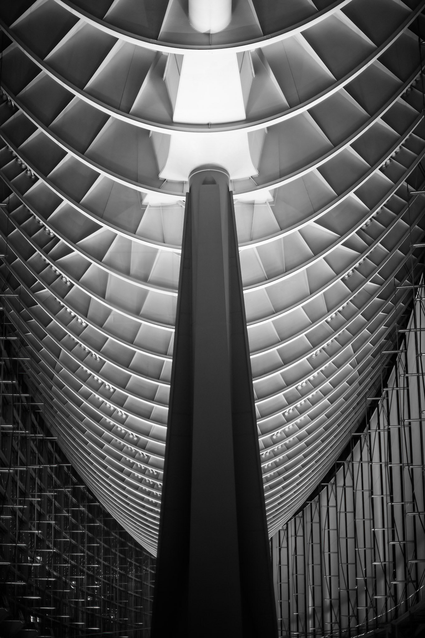 Nighttime at the Tokyo International Forum