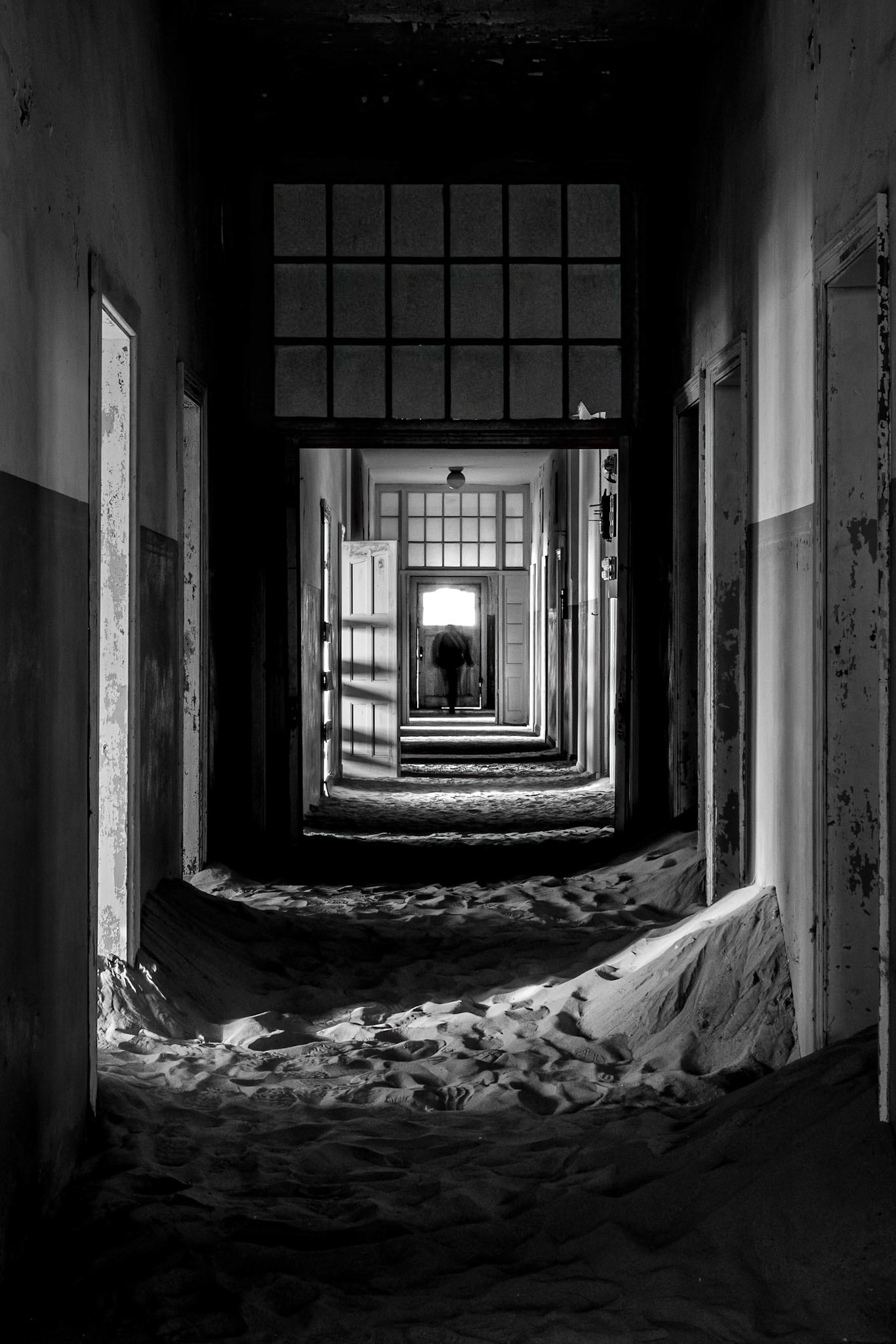 Headless at an Abandoned Hospital, Kolmanskop, Namibia