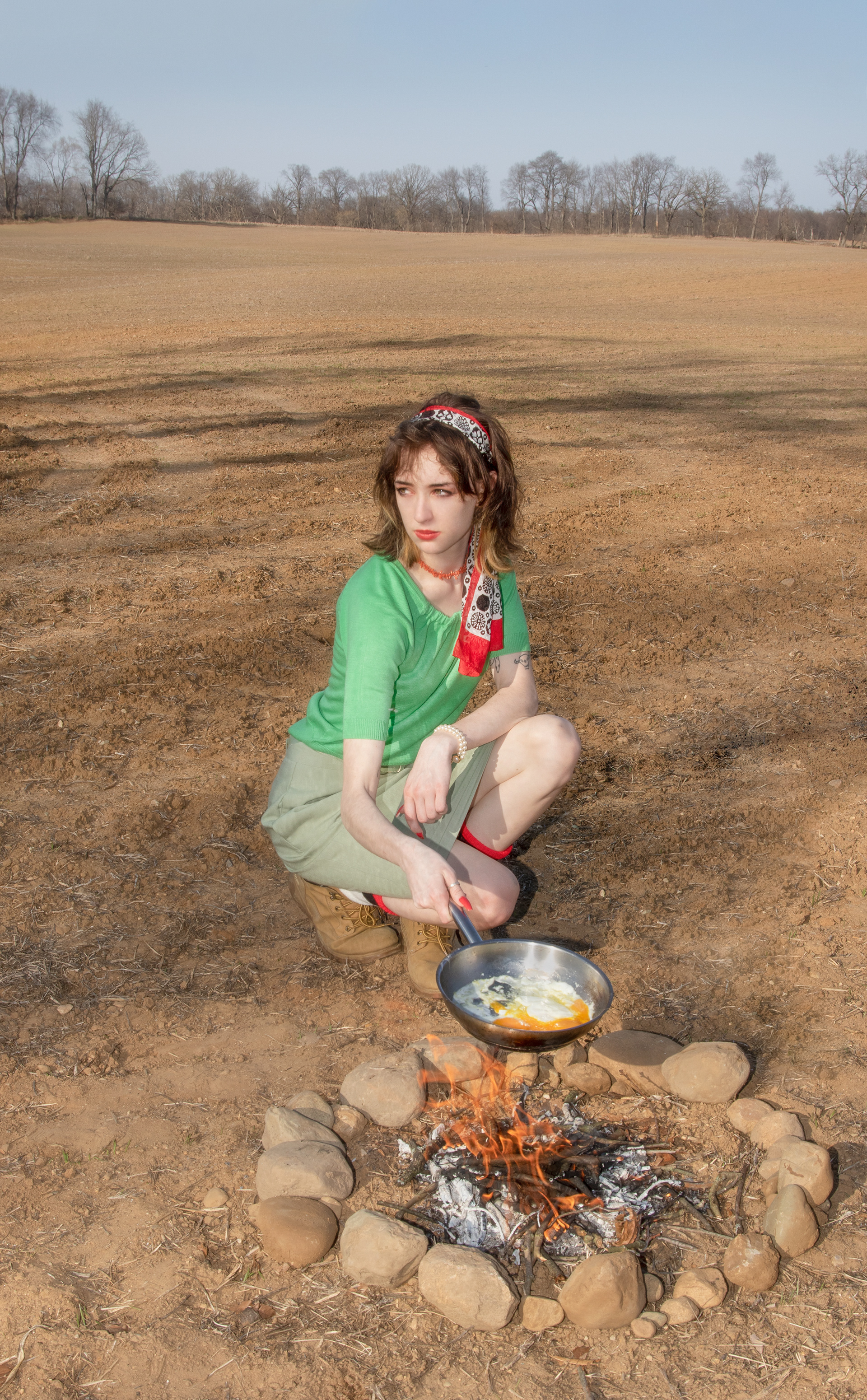 open fire breakfast