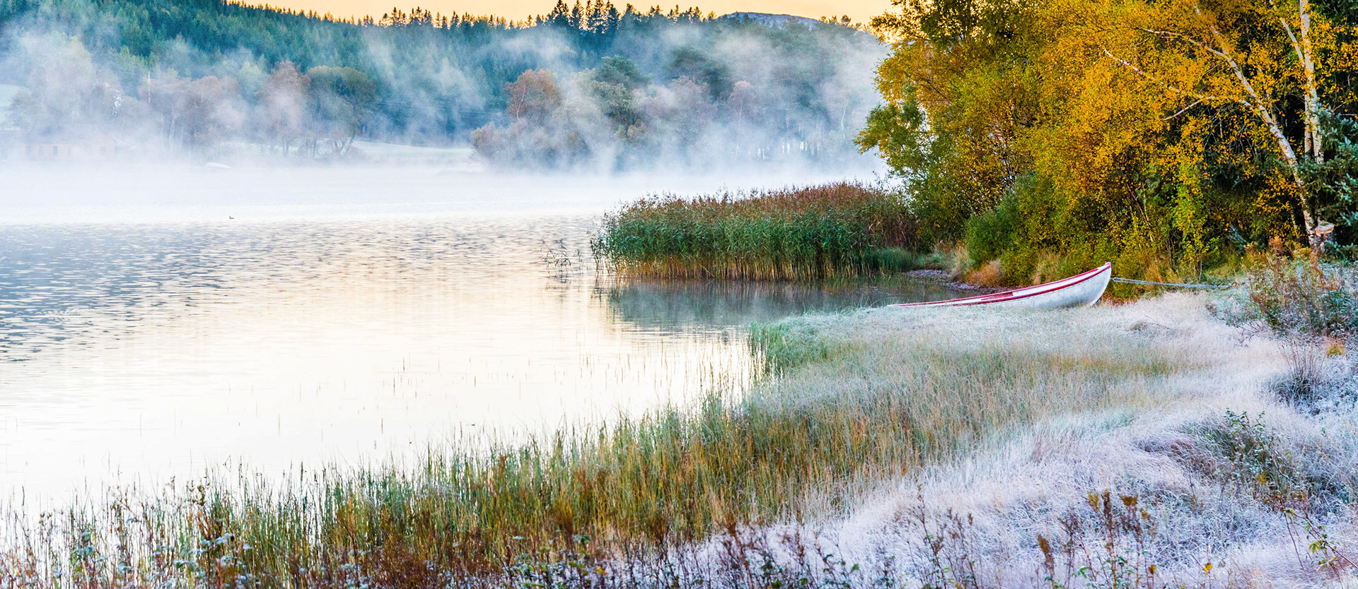 Frostrøyk over Bråsteinvatnet