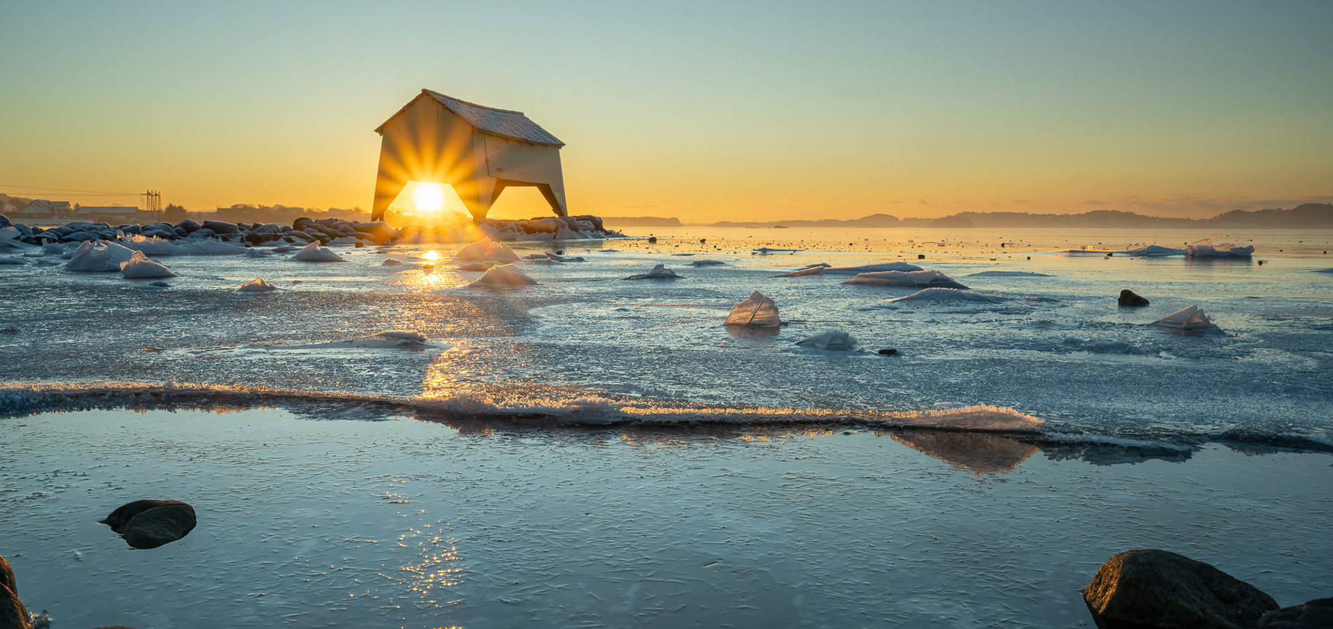 Båthus i Harfsfjord