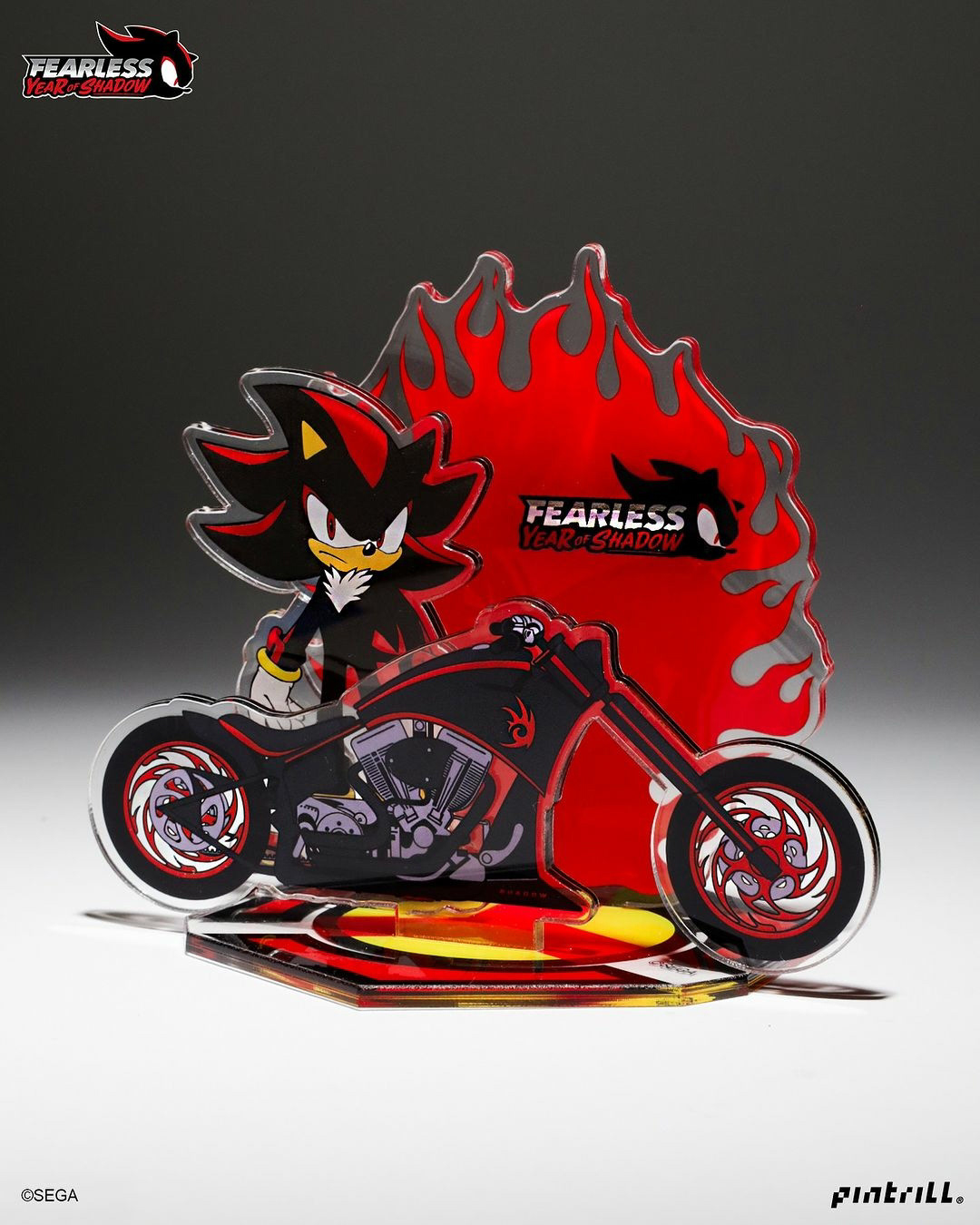 Acrylic stand w/ logo