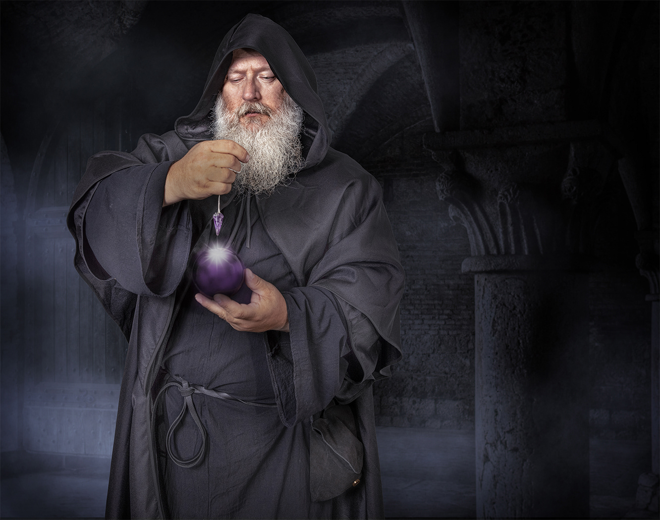 Merlin's magic crystal