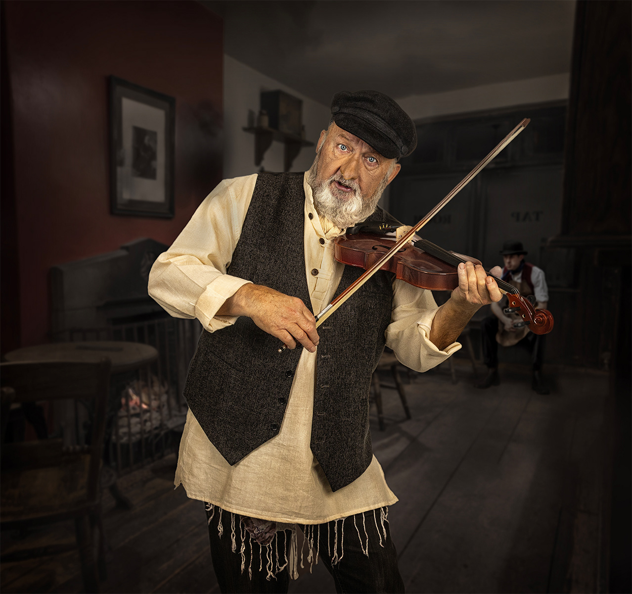 Fiddler in the tap room