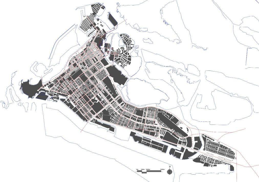 Main island of Abu Dhabi