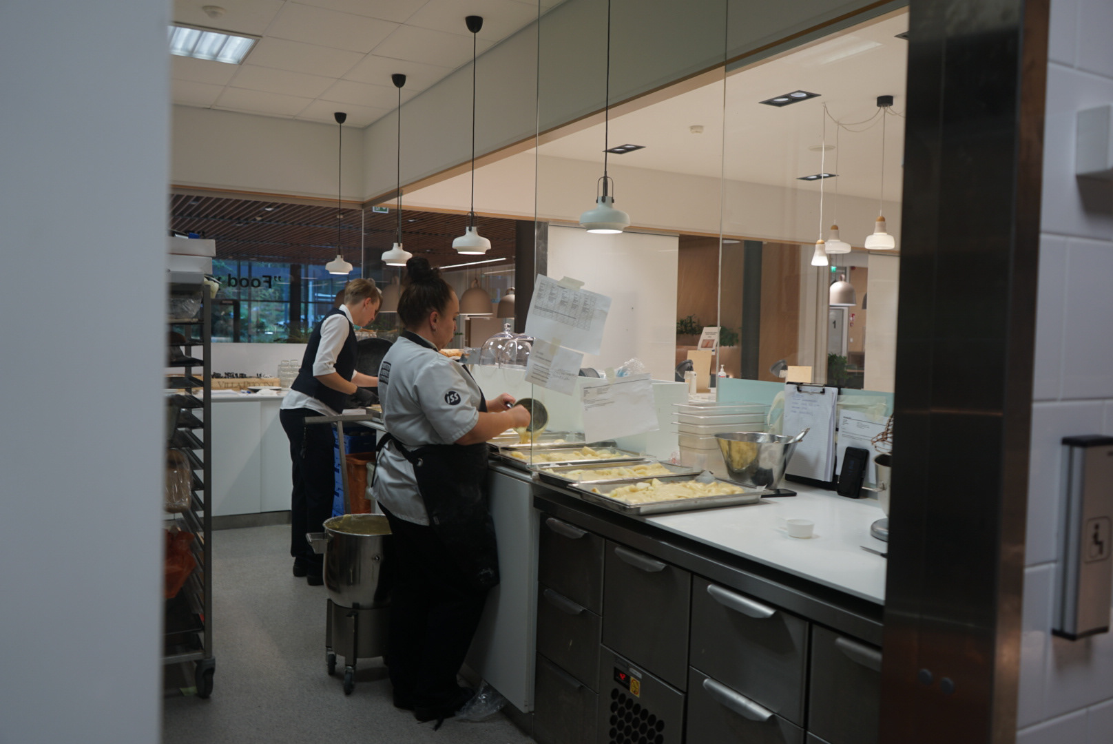 Front area of the kitchen