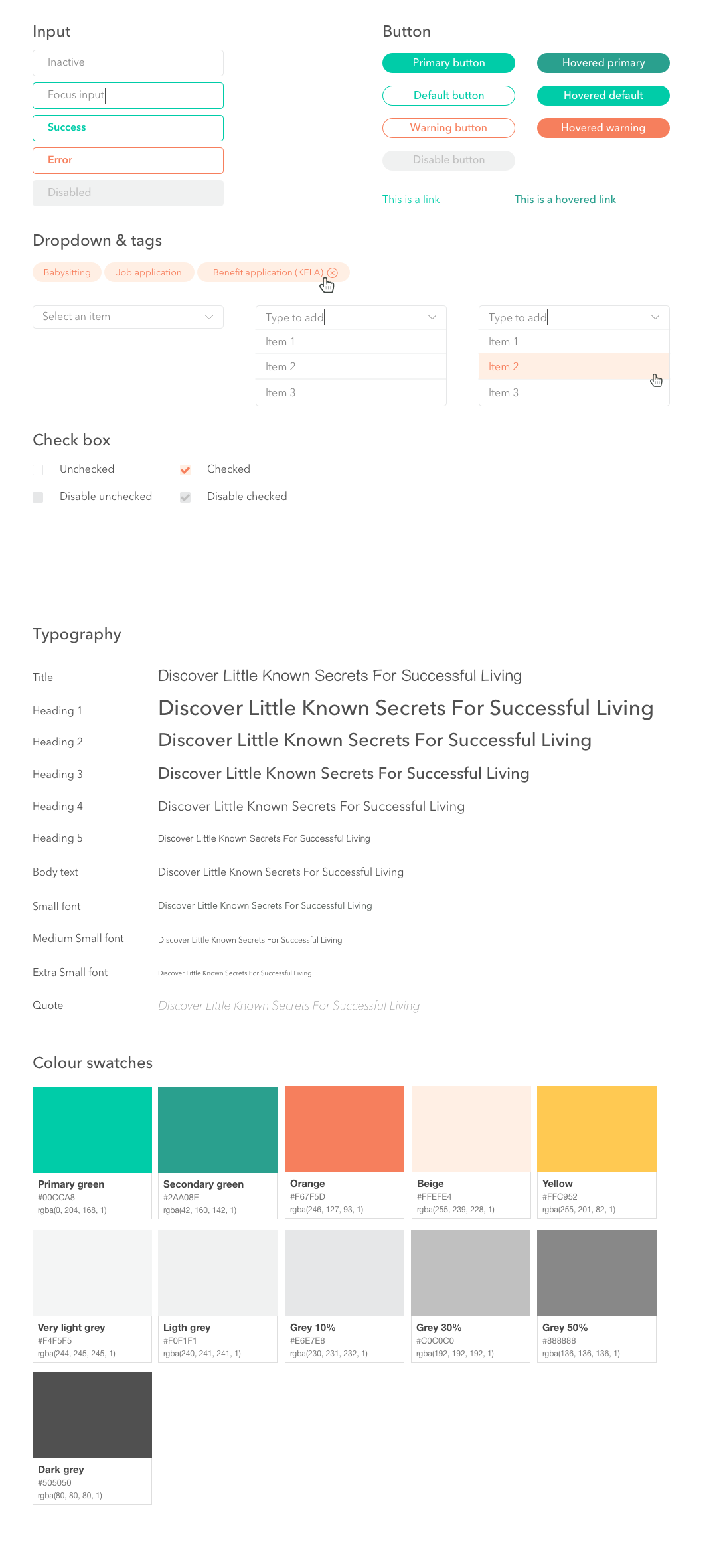Style guide