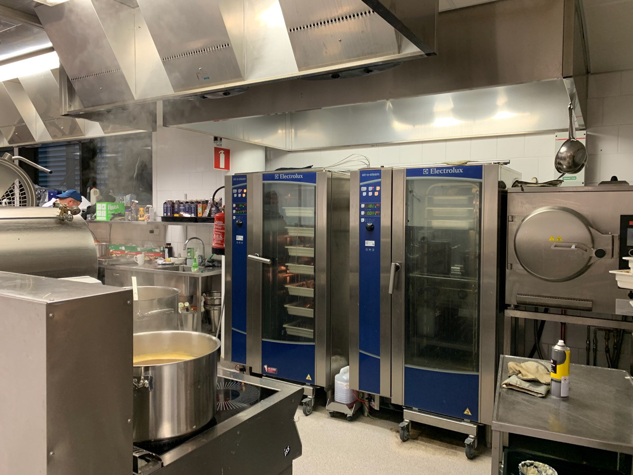 Back area of the kitchen