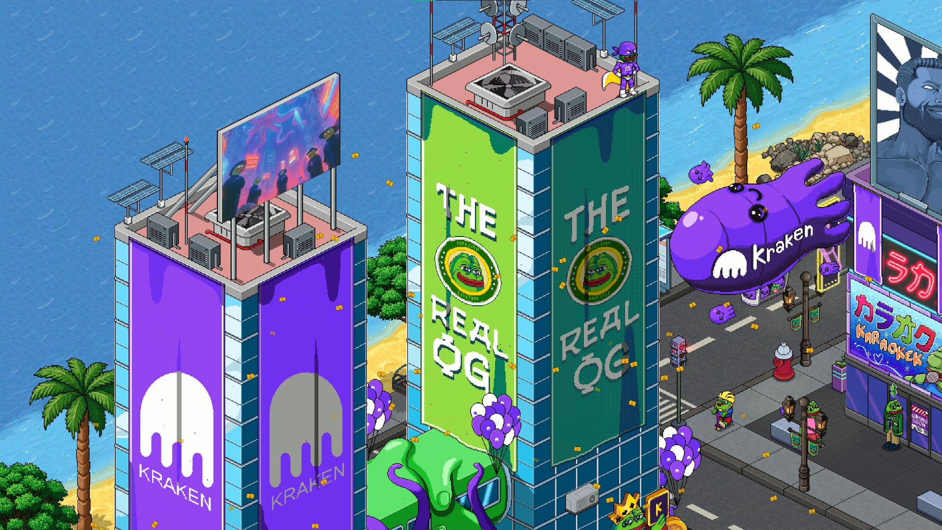 Handshake towers