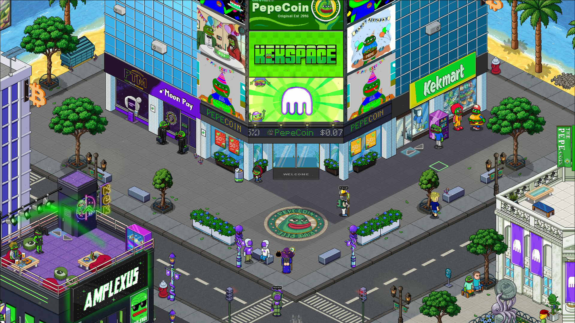 Spawn, ATMs, Kekmart, INK stores