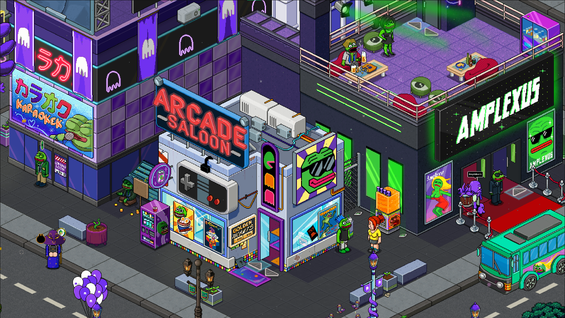 Amplexus discoteca, Arcade Saloon, Karaoke closed