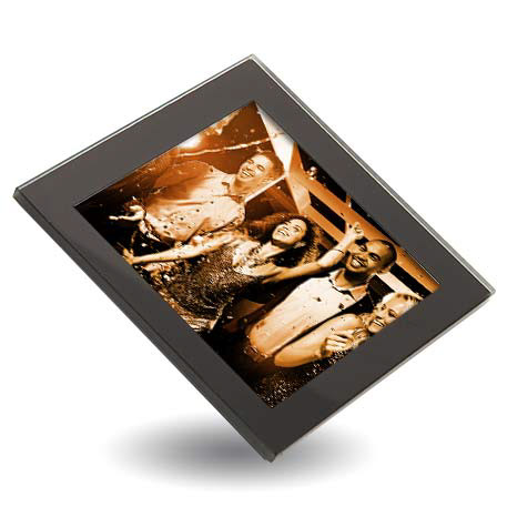 Black Glass Coaster £8