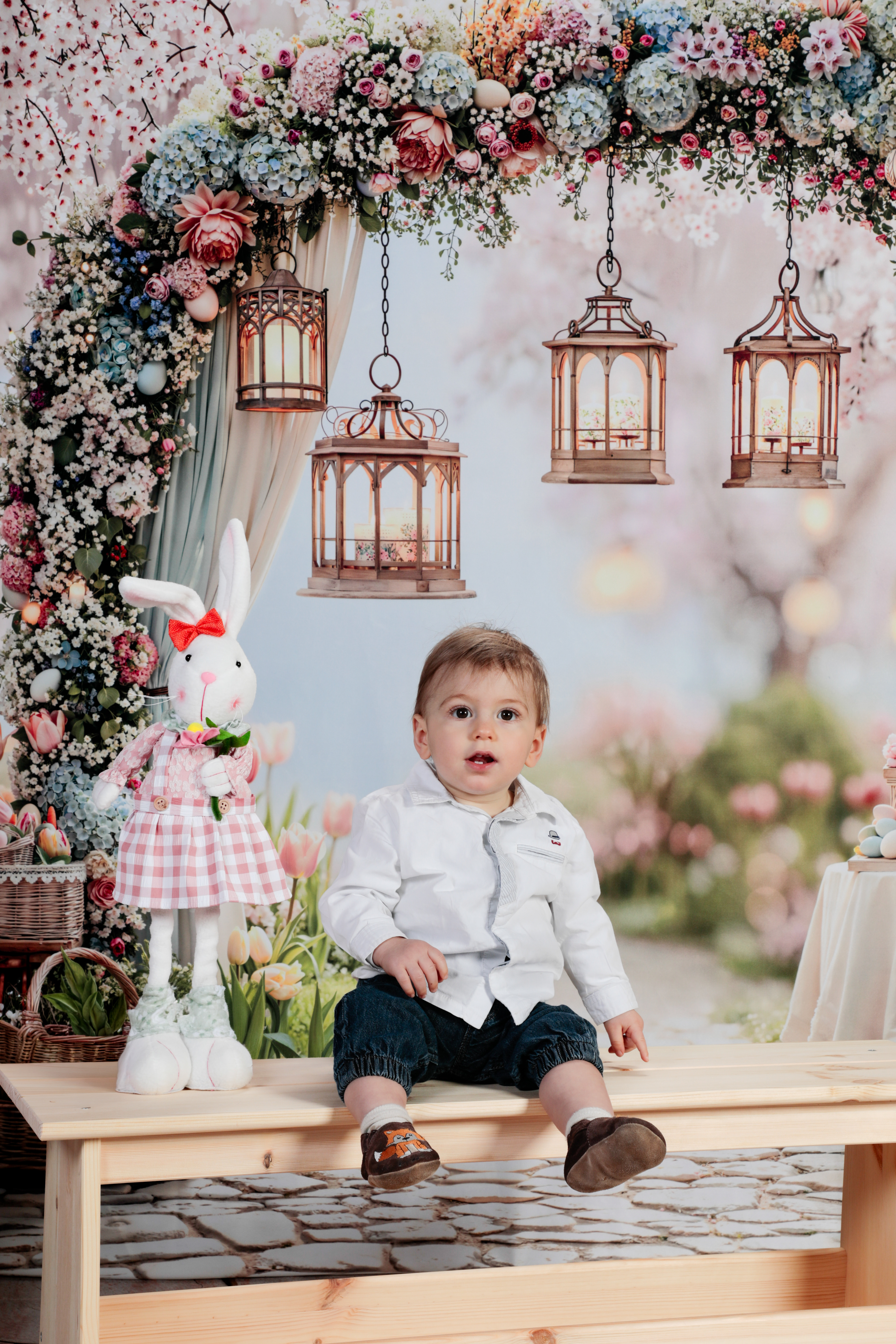 Mini séance de Pâques en studio