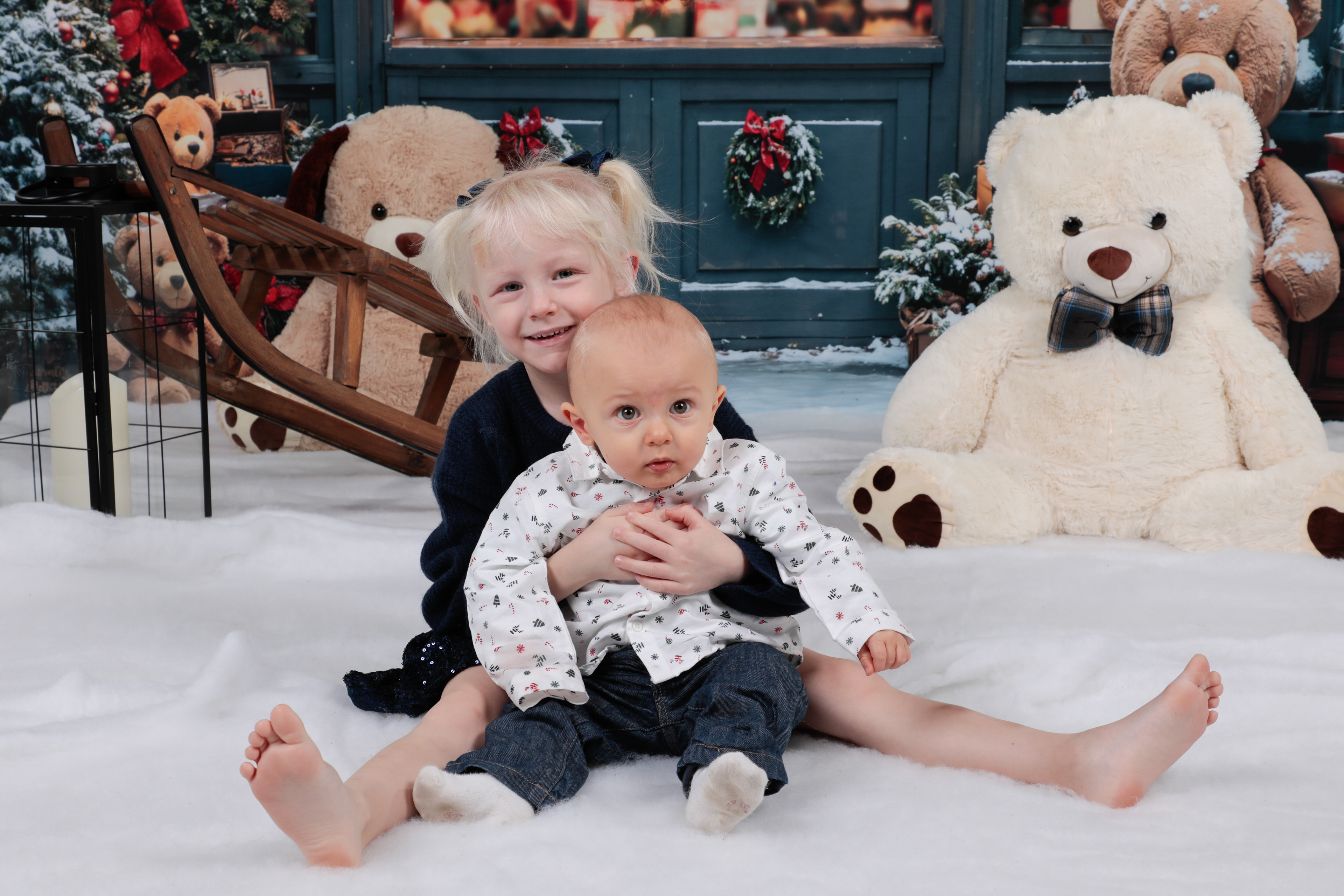 Mini séance de Noel en studio