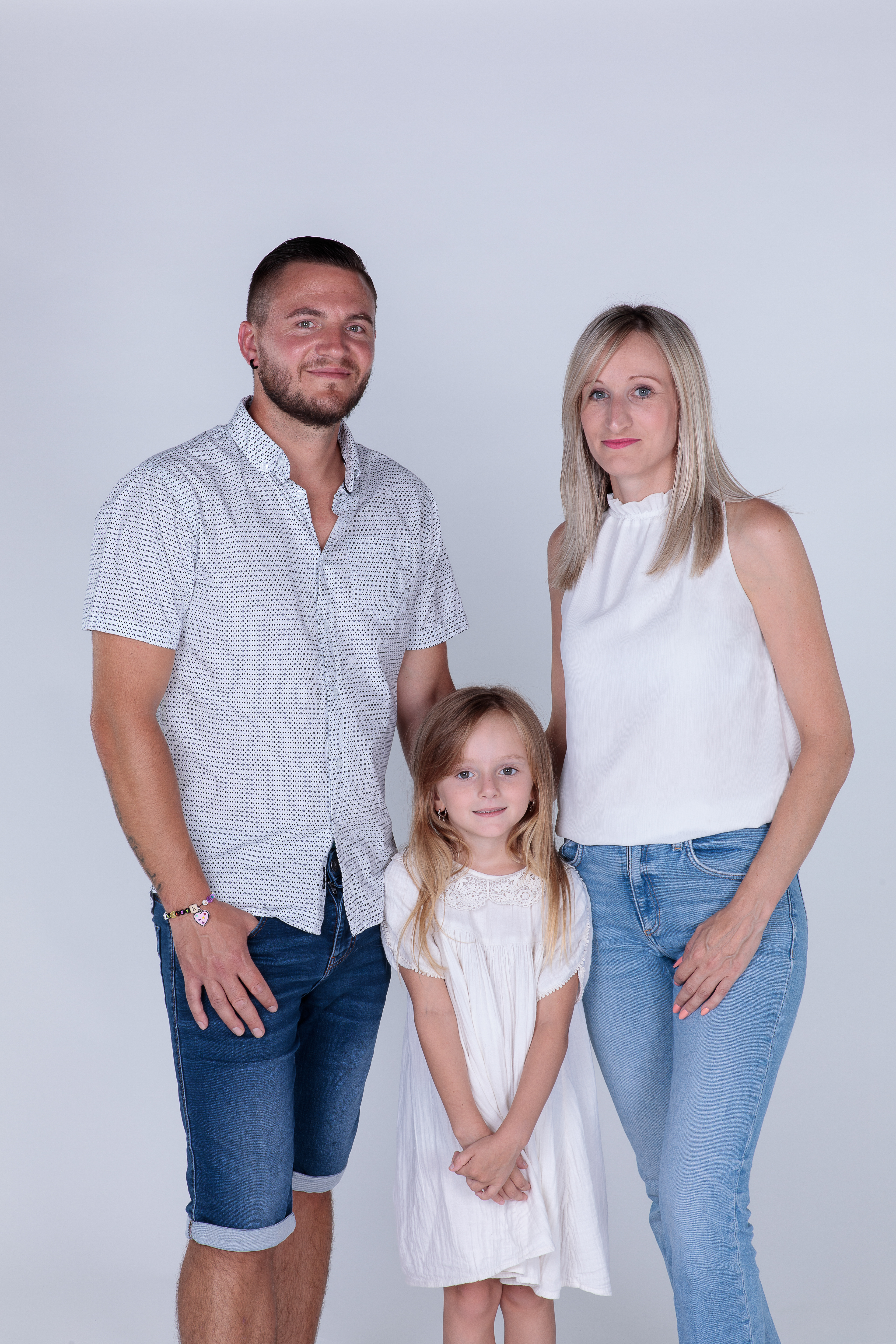 séance couple - famille en studio