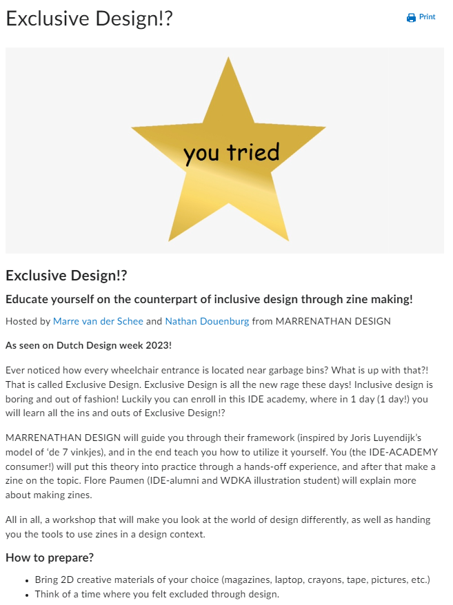 Workshop op de TU Delft