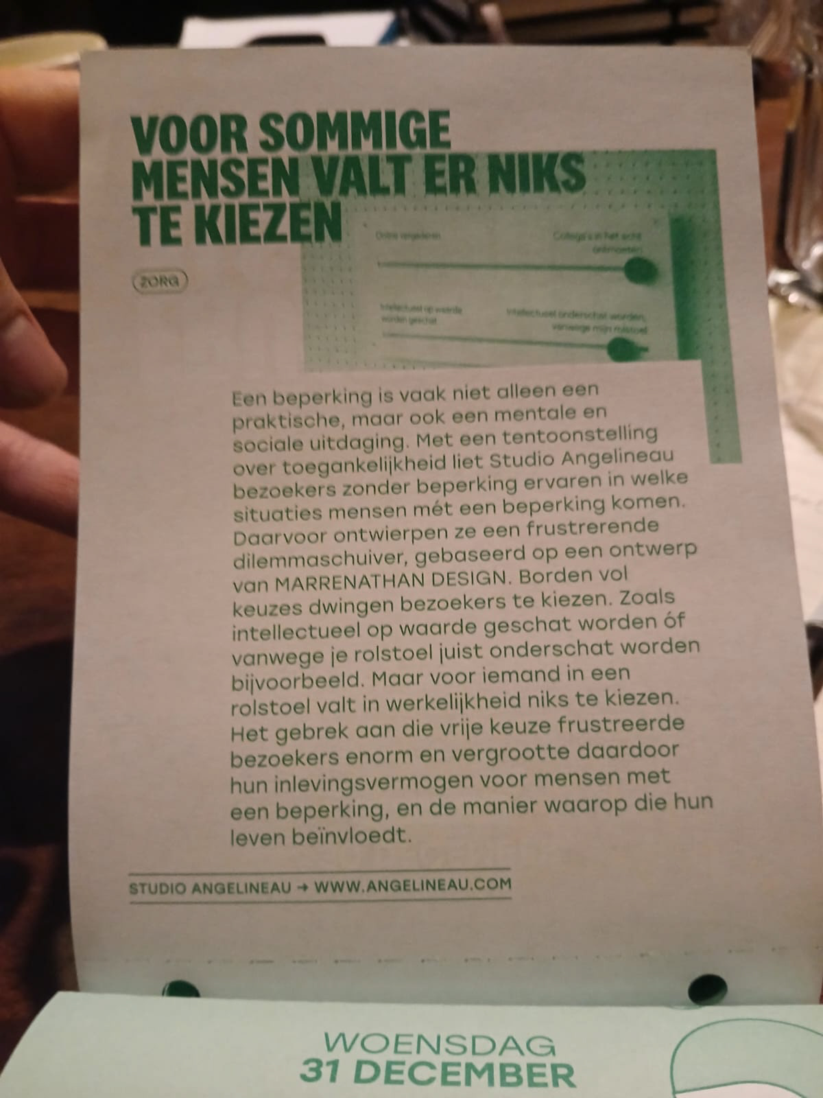 MARRENATHAN DESIGN IN DE SOCIAL DESIGN SCHEURKALENDER OP 30 DECEMBER