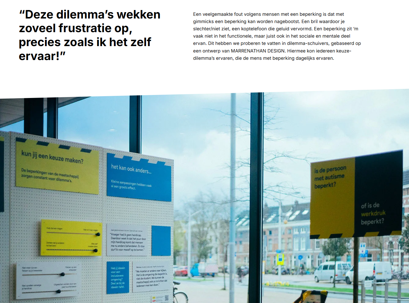 Sociaal ontwerpbureau Studio Angelineau met een adaptatie van ons ontwerp voor de Gemeente Delft