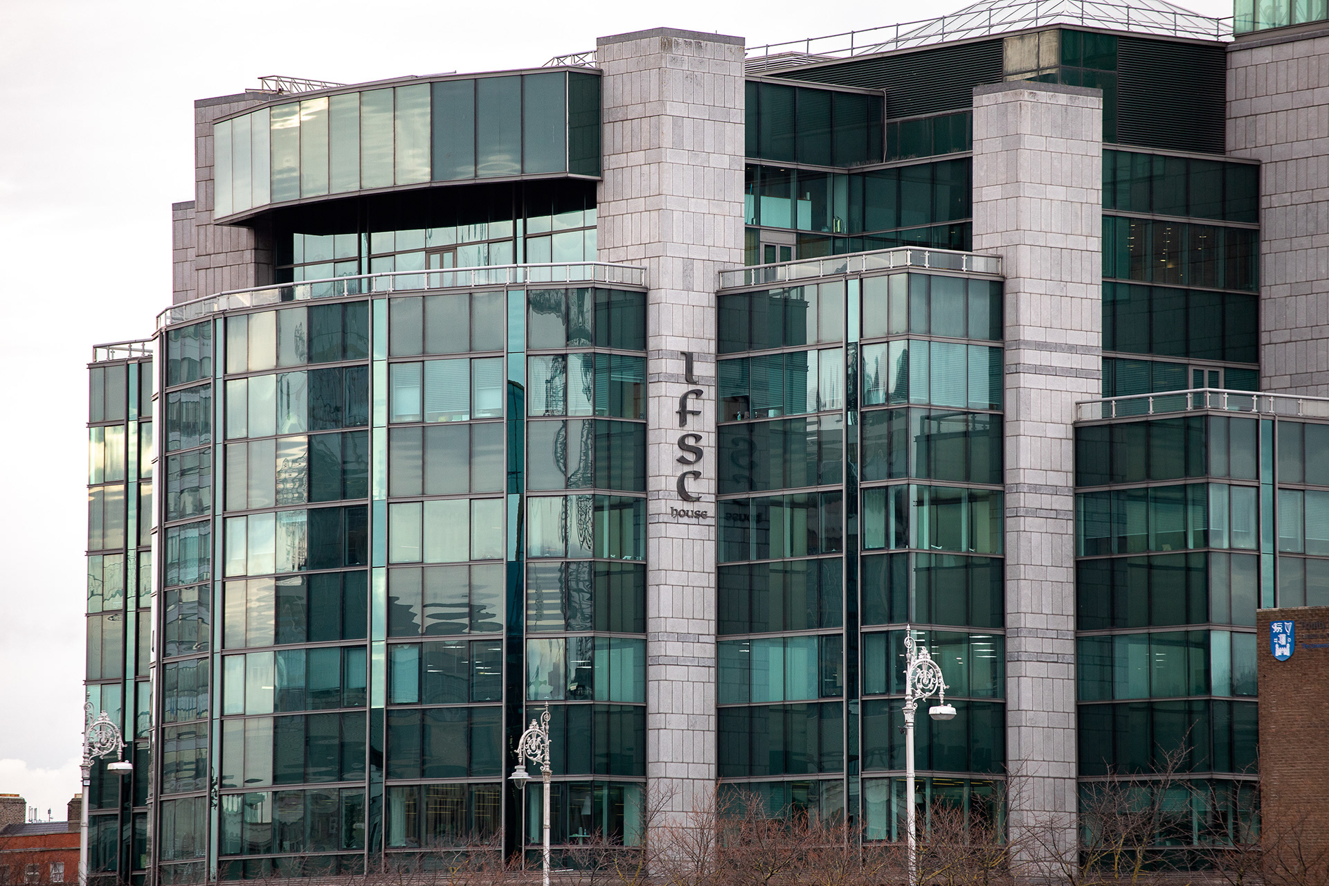 New glass building in Dublin, Ireland