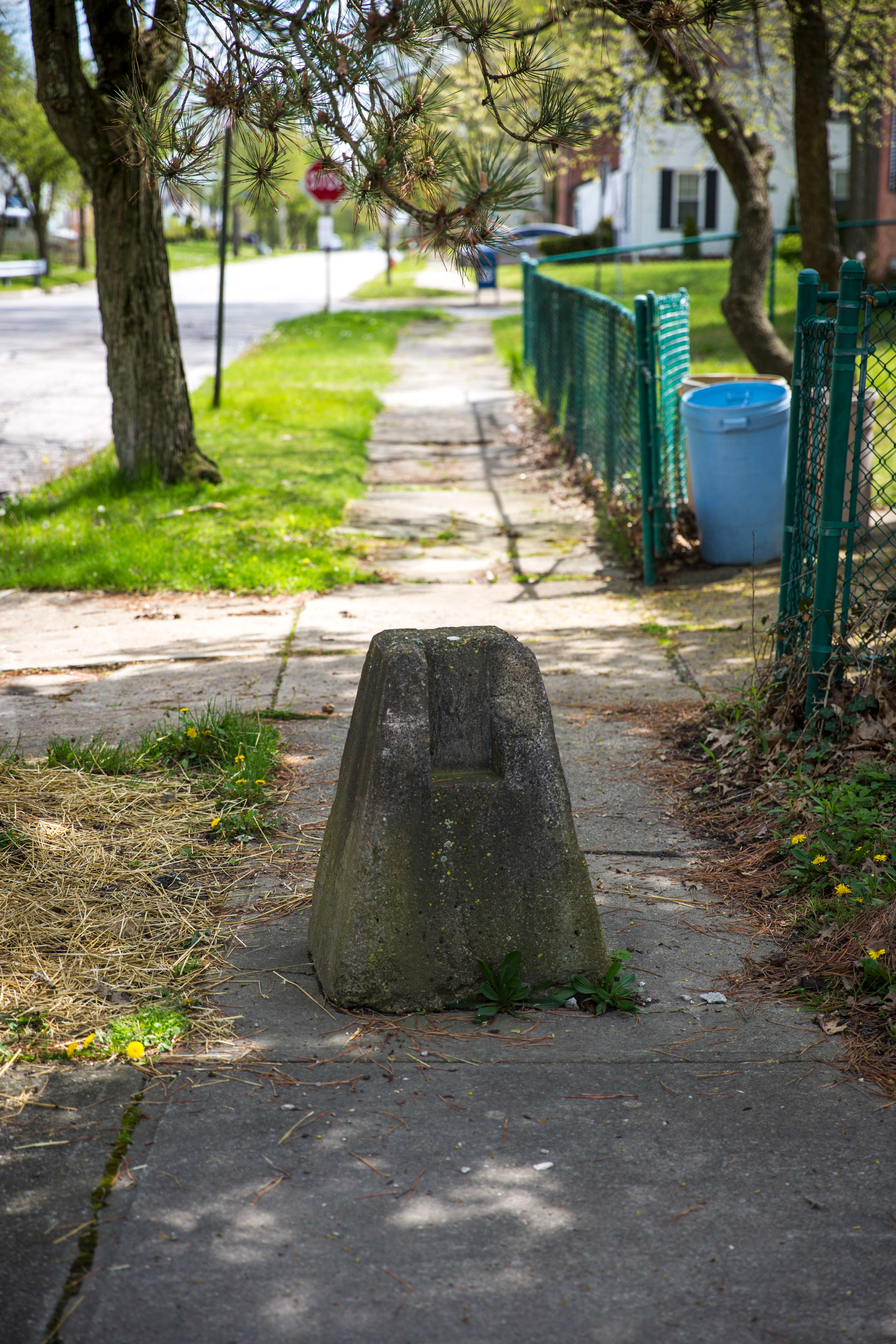 sidewalk and block in cleveland