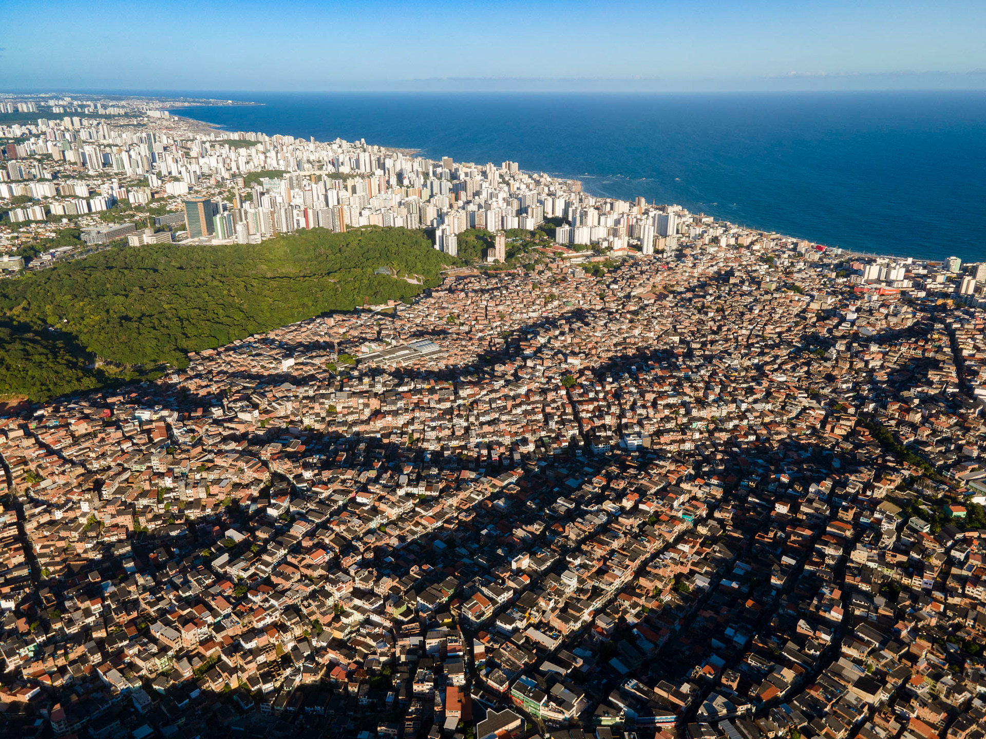 Inequality in Salvador, Brazil.