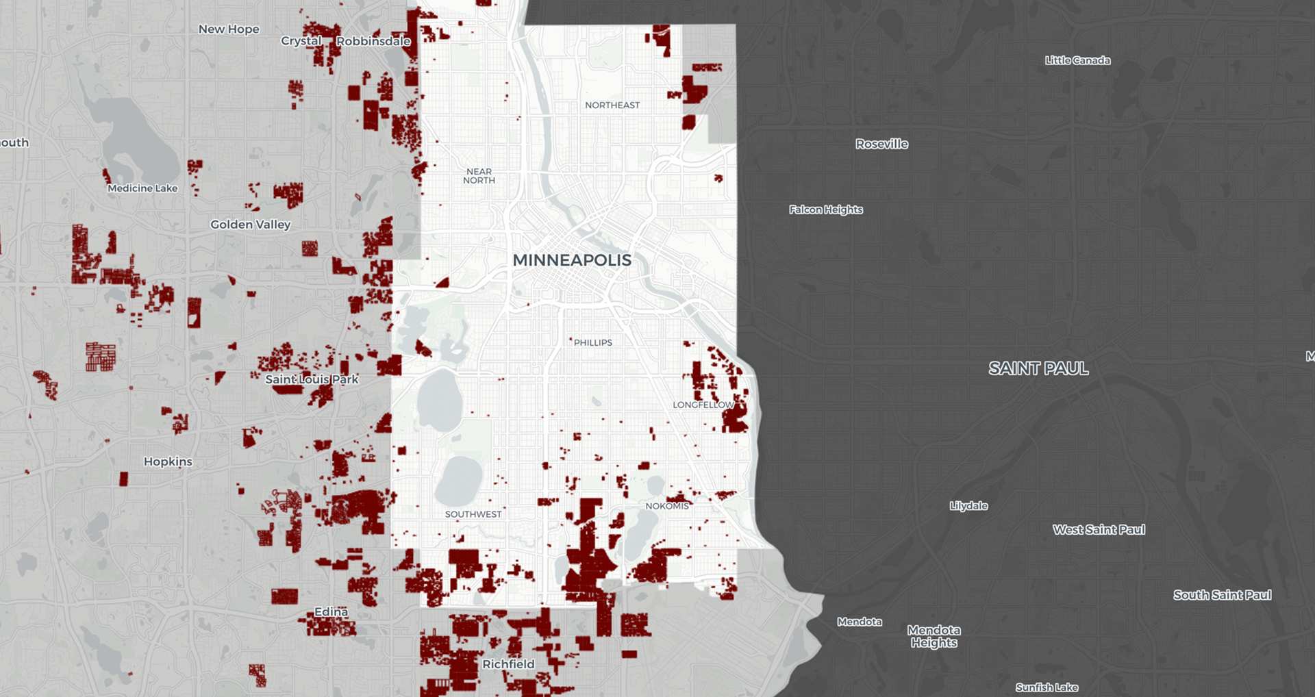 map of minneapolis