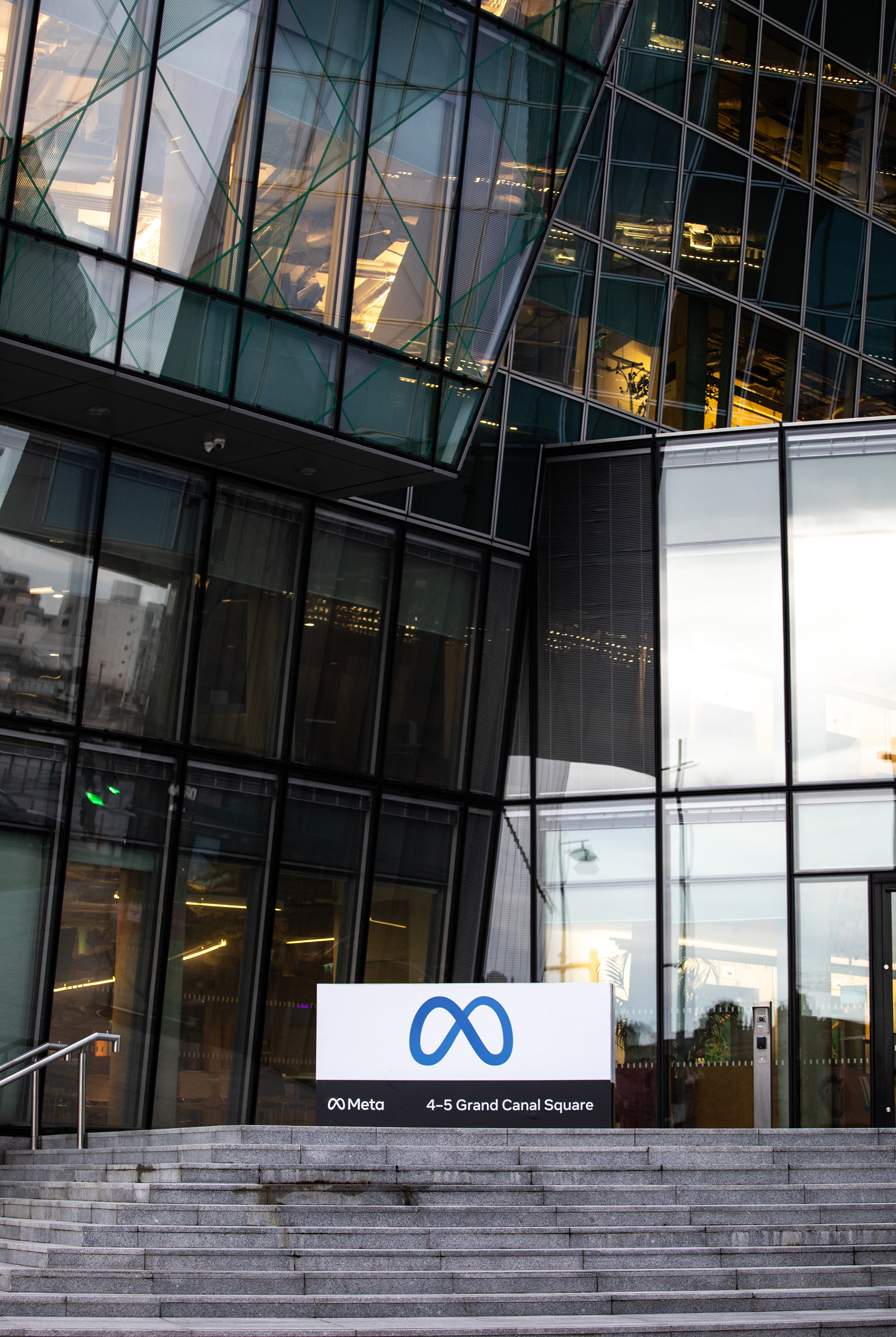 Meta headquarters building in Dublin, Ireland