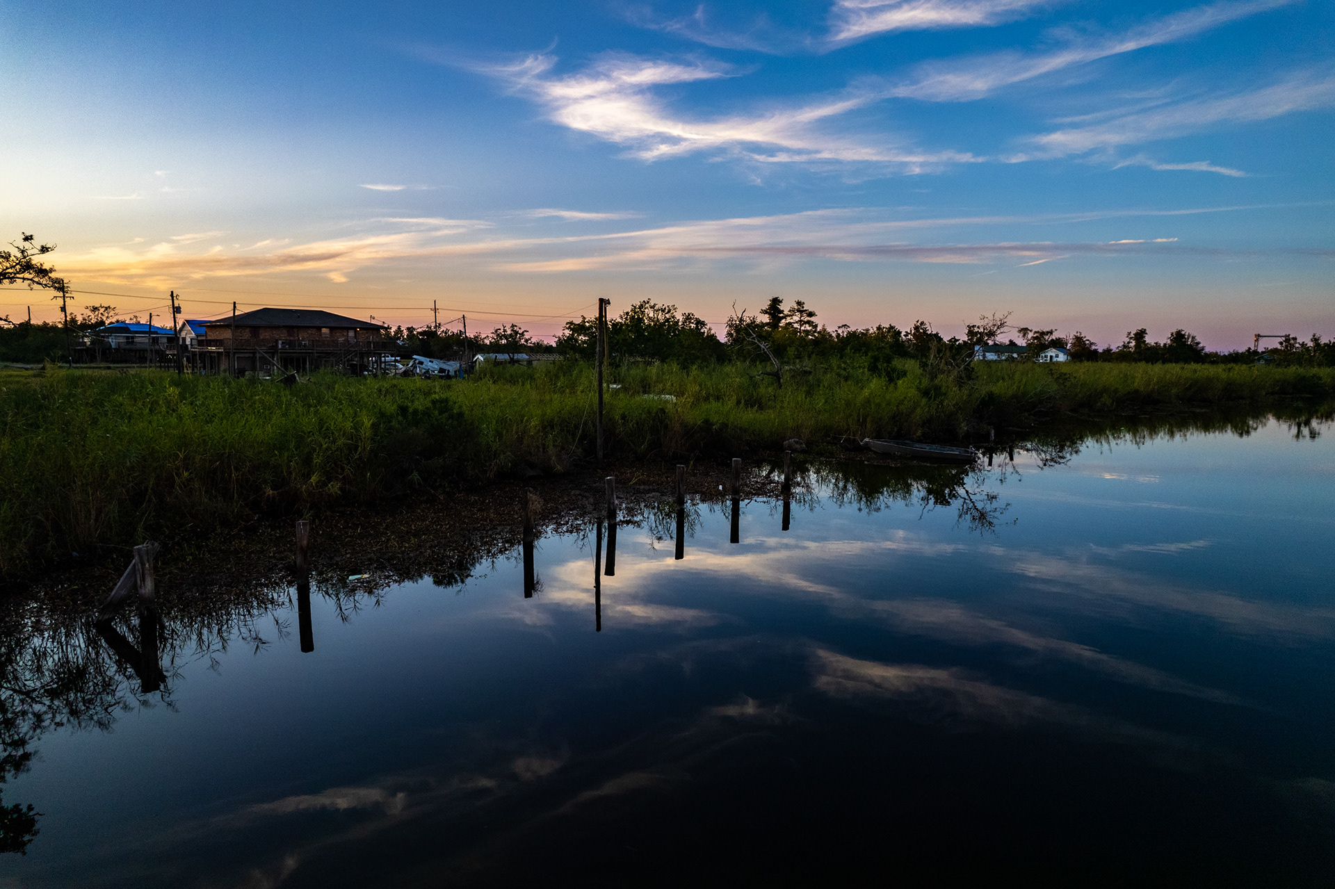 Bayou in Grand Caillou.