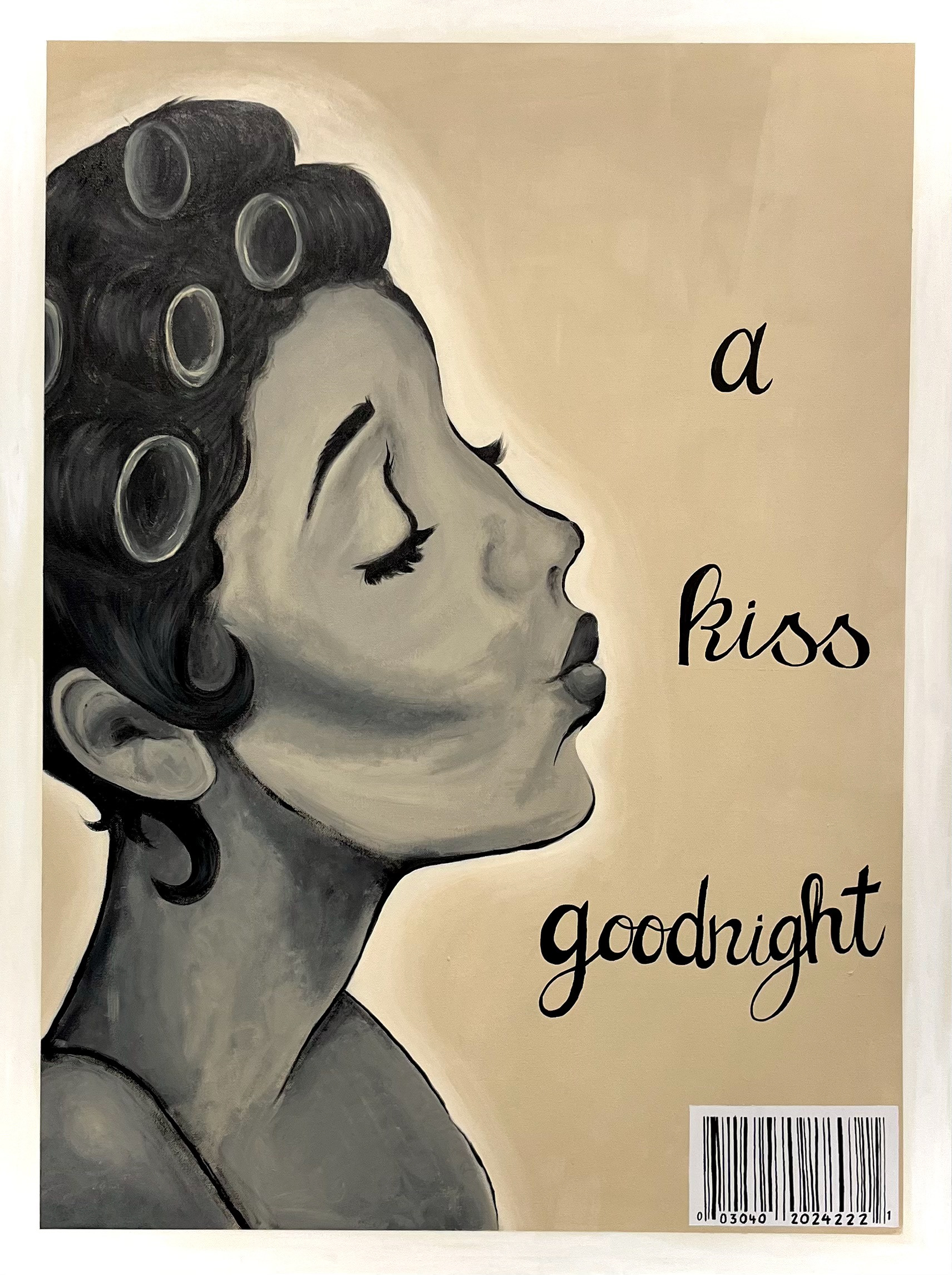 (Back Cover) Today's Woman for Sleepy Girls, 2024, Acrylic on Canvas, 30x40.