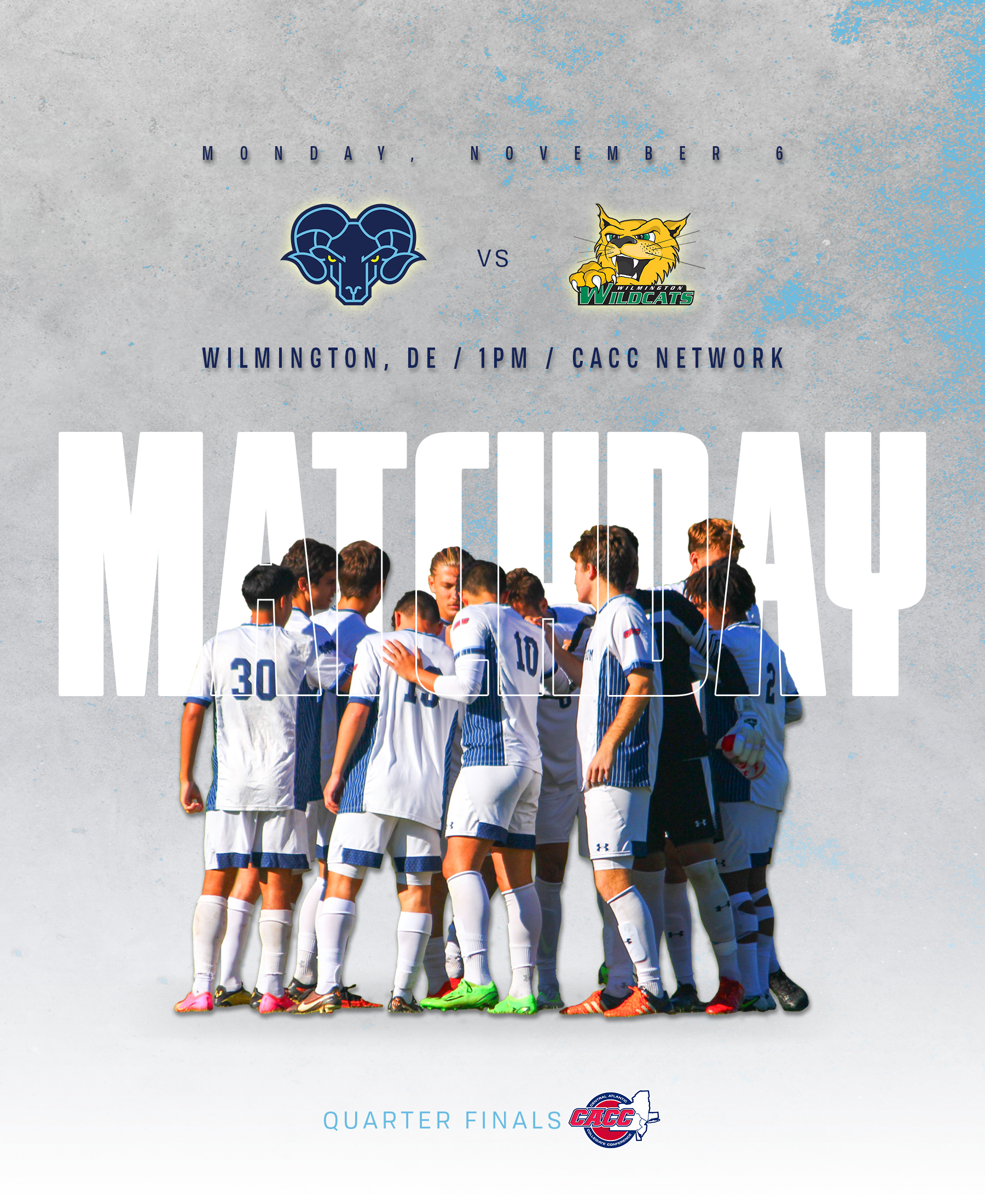 CACC Playoffs Matchday Graphic