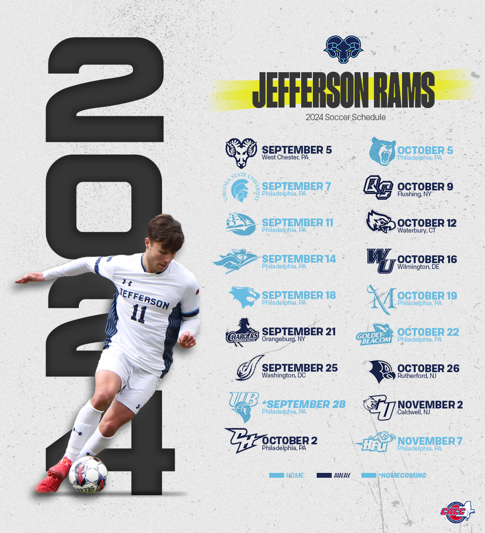 2024 Fall Season Schedule